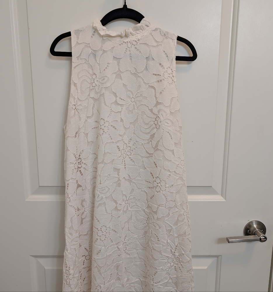 Anne Klein White Floral Dress